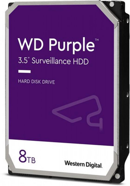   WD 3.5 SATA 3.0  8TB 7200 256MB Purple Surveillance (WD84PURZ)