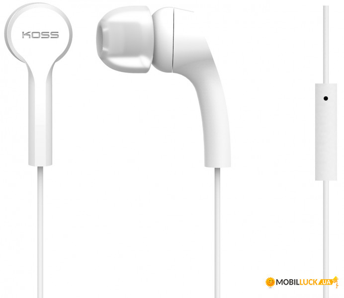  Koss KEB9iW Mic White (192617.101)