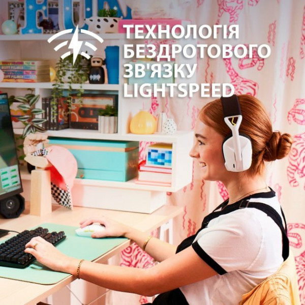 �������� �������� Logitech G435SE + ����� G305SE Wireless White (981-001162, 981-001161)