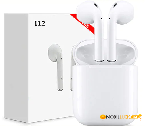   Bluetooth SK AirPods i12 White