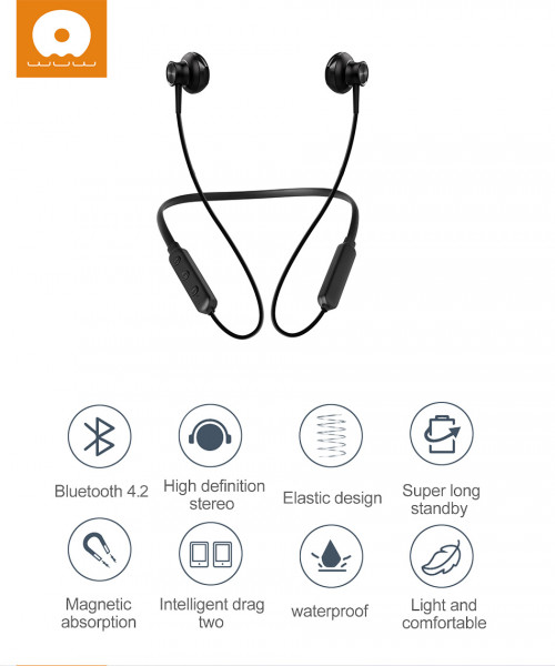  Bluetooth WUW R40 Black