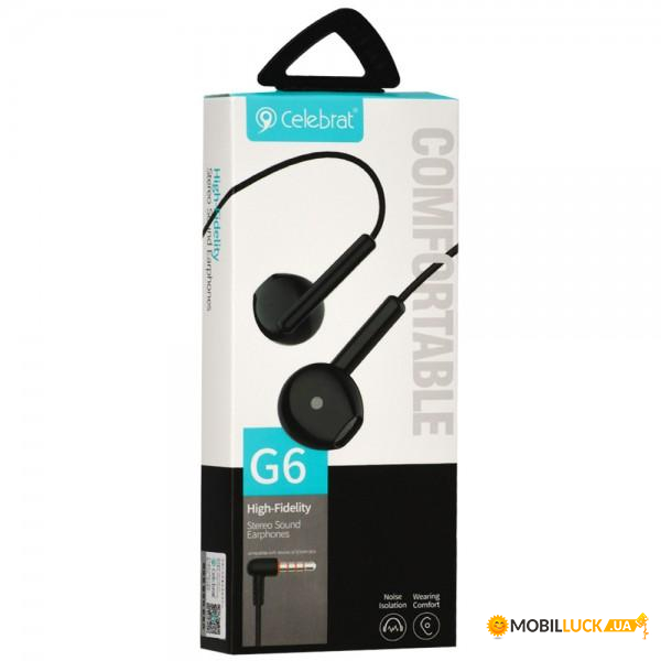  Celebrat G6 with microphone black (BS-000064557)