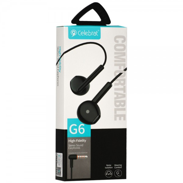  Celebrat G6 with microphone black (BS-000064557)