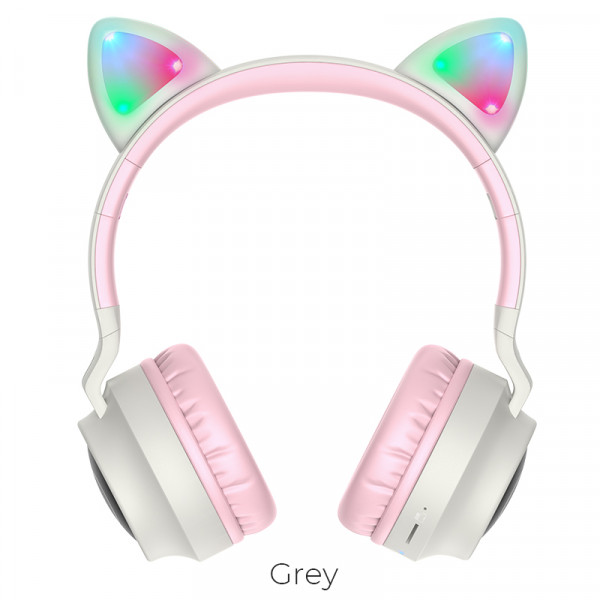  Hoco Cheerful Cat ear W27 Grey