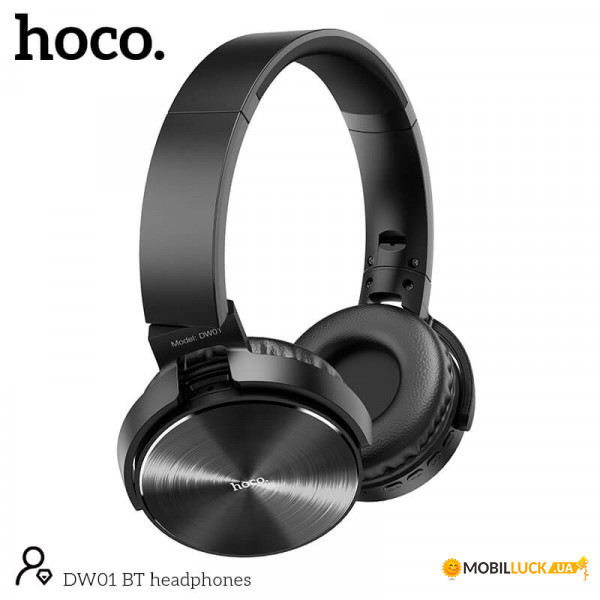  Bluetooth Hoco DW01 Black (26174)