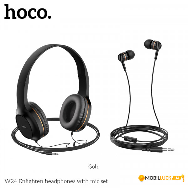    +  Hoco Enlighten W24 Black-Gold (11759)