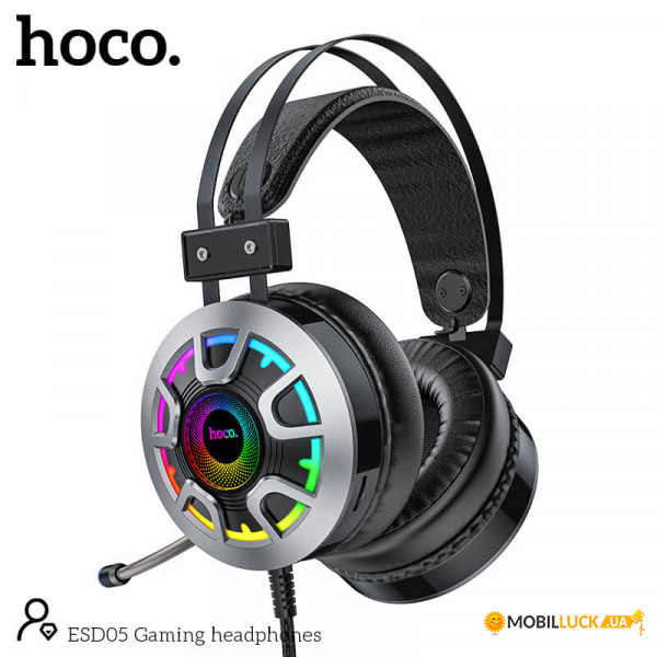  Hoco Gaming Led Hi-Res ESD05 Black (26176)