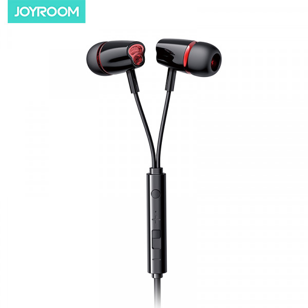  Joyroom In-ear wired control JR-EL114 Black