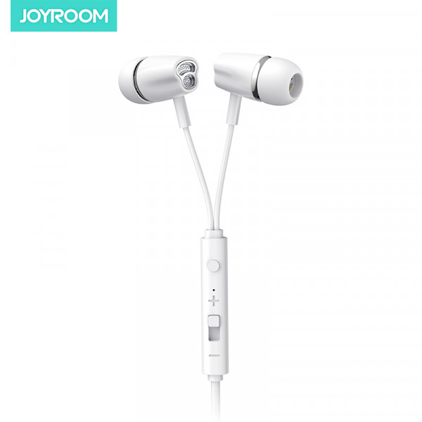  Joyroom In-ear wired control JR-EL114 White