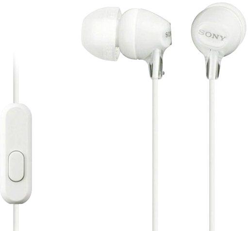  Sony MDR-EX15AP Mic White