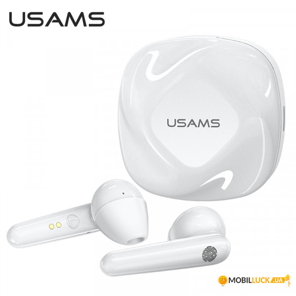  Bluetooth Usams US-SD001 TWS White (26061)