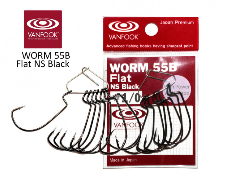  Vanfook  WORM55B Flat NS Black 01 7 