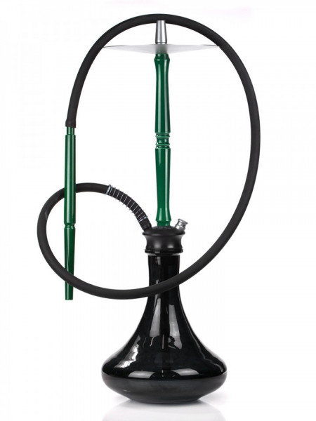  Cascade Hookah  Modern   SS 05  - Green,  - Black()