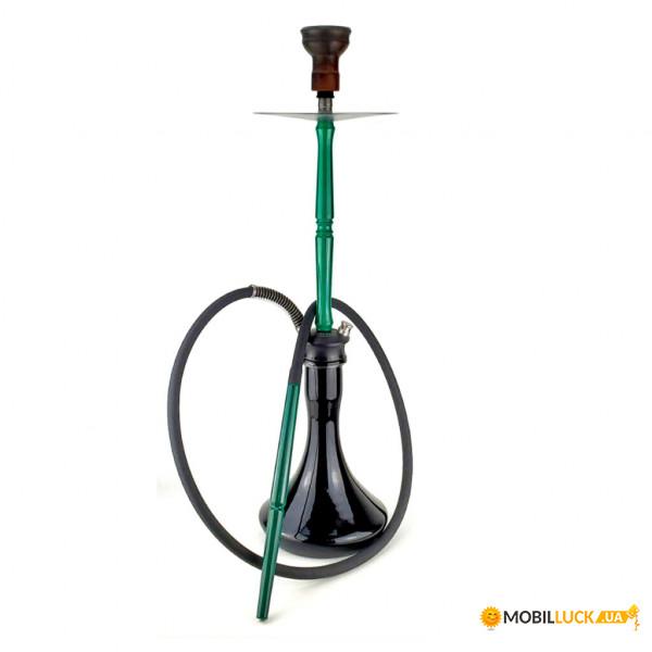  Cascade Hookah Original Green  Craft Black