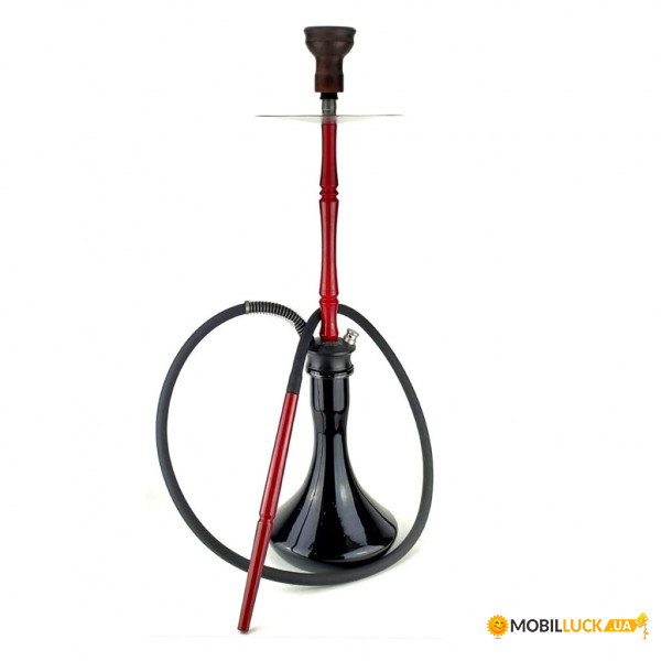  Cascade Hookah Original Red  Craft Black