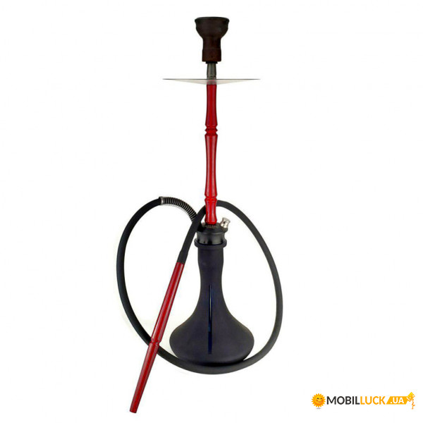  Cascade Hookah Original Red  Craft Black Matt