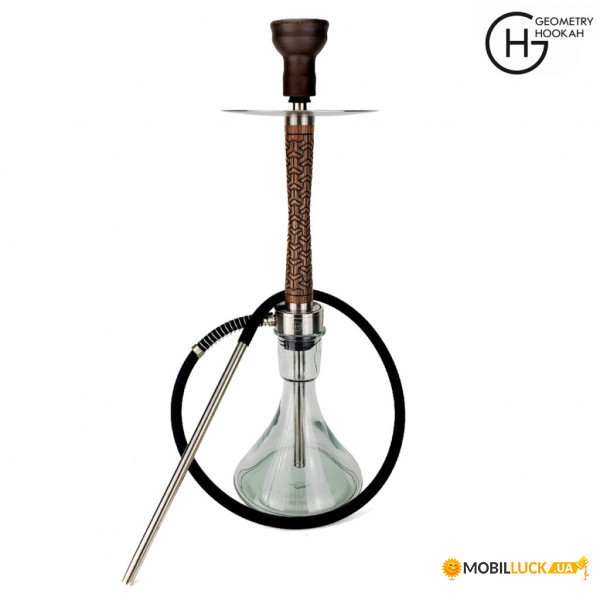  Geometry Hookah BB Y-Atom Brown  Candy Clear