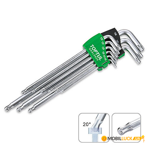   Toptul TORX T10-T50 9 GAAL0928