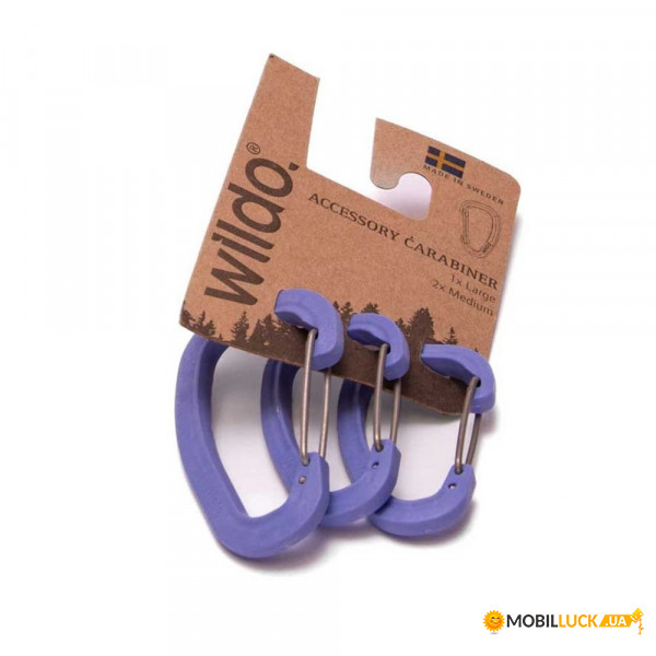  Wildo Accessory Carabiner Set Blueberry