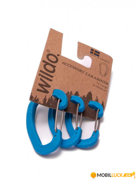  Wildo Accessory Carabiner Set Light Blue