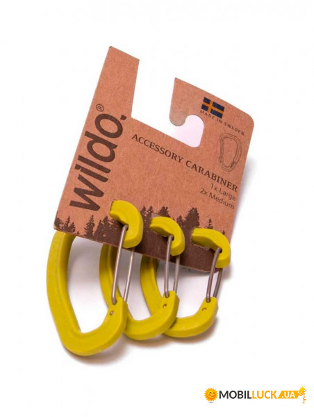  Wildo Accessory Carabiner Set Lime