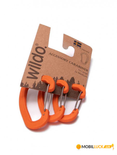  Wildo Accessory Carabiner Set Orange