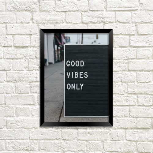    A5 Good vibes only MT5_ART025_BL