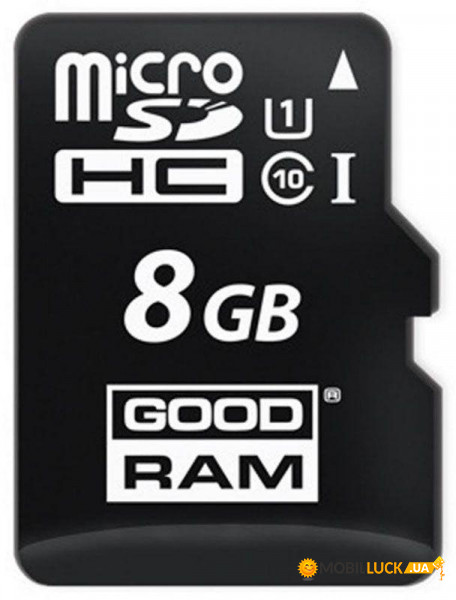   Goodram microSDHC/SDXC class 10 UHS-1 SD adapter 8Gb #I/S