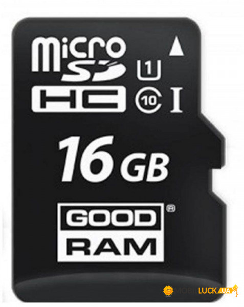   Goodram microSDHC/SDXC class 10 UHS-1 SD adapter 16Gb #I/S