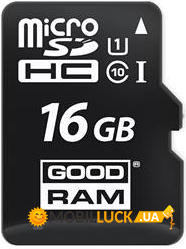    GOODRAM MicroSDHC 16GB UHS-I Class 10