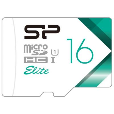   Silicon Power 16Gb microSDHC class 10 (SP016GBSTHBU1V21)