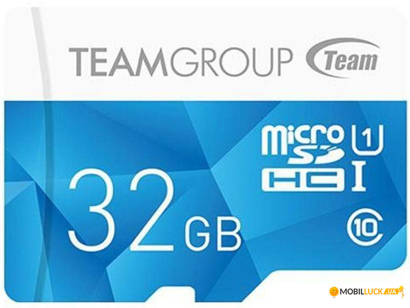   Team microSDHC class10 UHS-1 Color Card 32Gb Blue #I/S