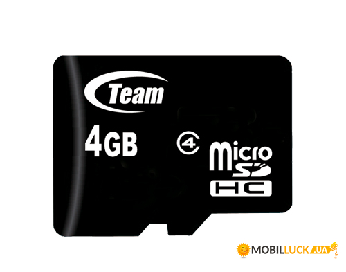   MicroSDHC 4GB Class 4 Team (TUSDH4GCL402)