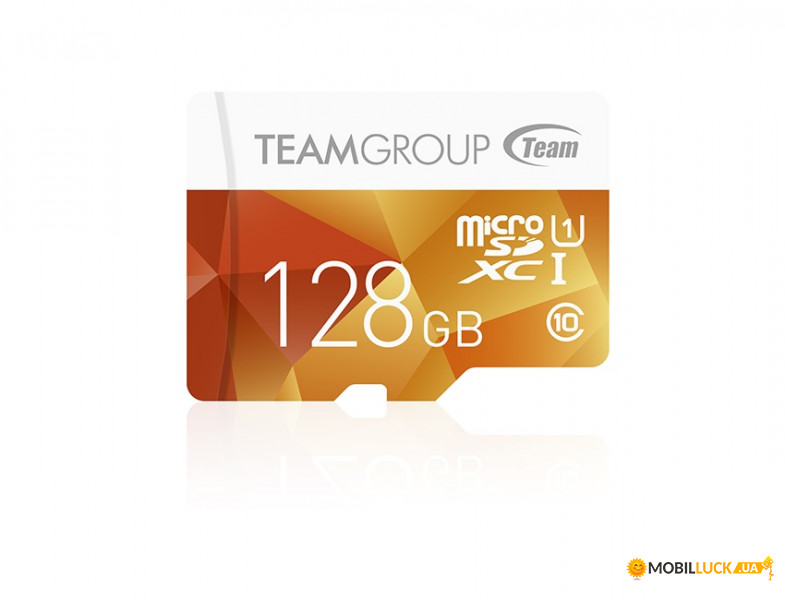   MicroSDXC 128GB UHS-I Team Color Yellow (TCUSDX128GUHS02)