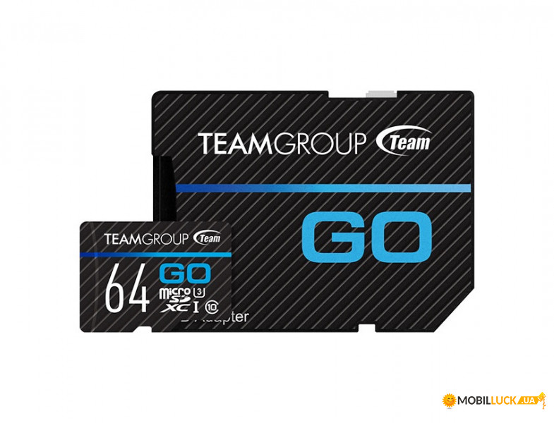   MicroSDXC 64GB UHS-I U3 Team Go R90/W45MB/s + Adapter SD (TGUSDX64GU303)