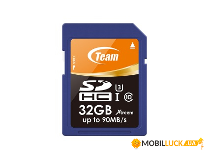   SDHC 32GB UHS-I U3 Team XTreem R90/W45MB/s (TSDHC32GU301)