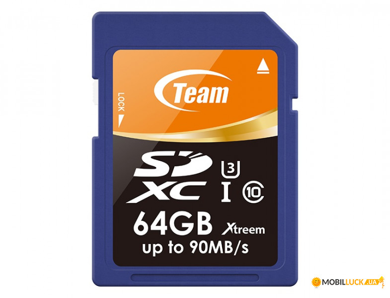   SDXC 64GB UHS-I U3 Team XTreem R90/W45MB/s (TSDXC64GU301)