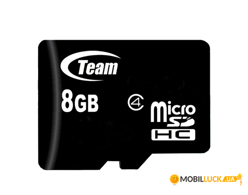   MicroSDHC 8GB Class 4 Team (TUSDH8GCL402)