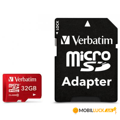   Verbatim 32GB microSDHC class 10 (44044)