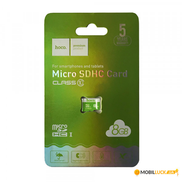   microSDHC Hoco 8 Gb TF high speed Class 10