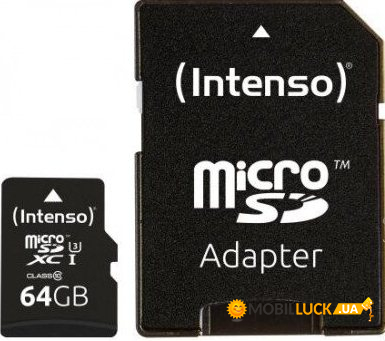   Intenso Micro SD Card PRO 64GB SDXC