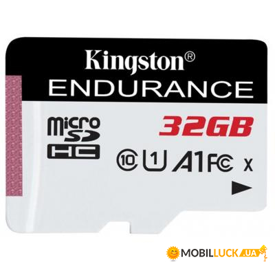   MicroSDHC 32GB UHS-I Class 10 Kingston High Endurance (SDCE/32GB)