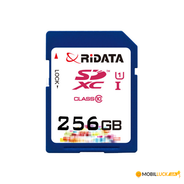  ' RiDATA SDXC 256GB Class 10 UHS-I