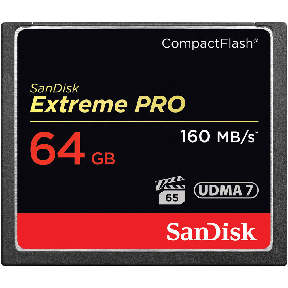   SanDisk 64GB CF Extreme Pro R160/W150MB/s (SDCFXPS-064G-X46)
