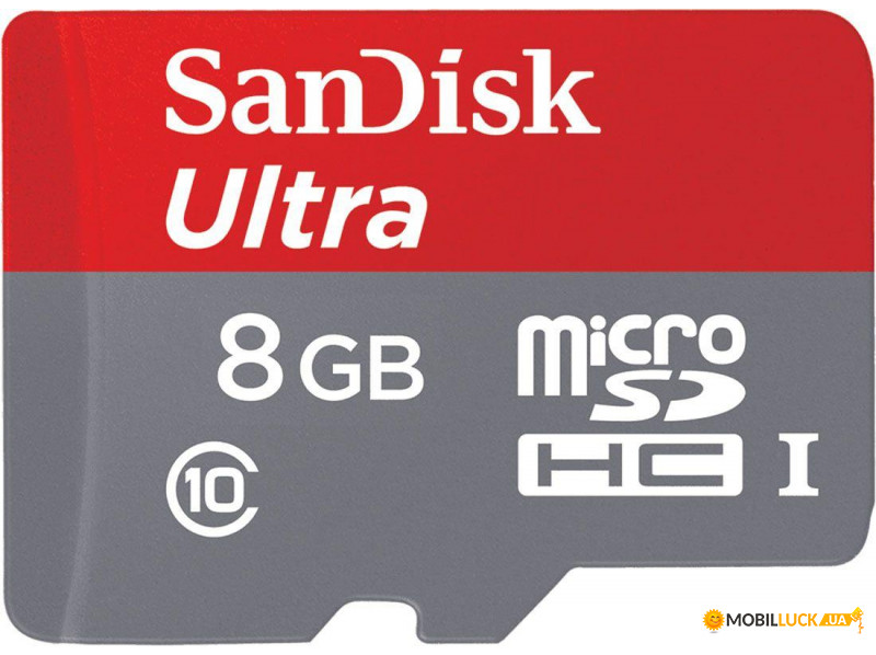   SanDisk microSDHC class 10 UHS-I Ultra 8Gb #I/S