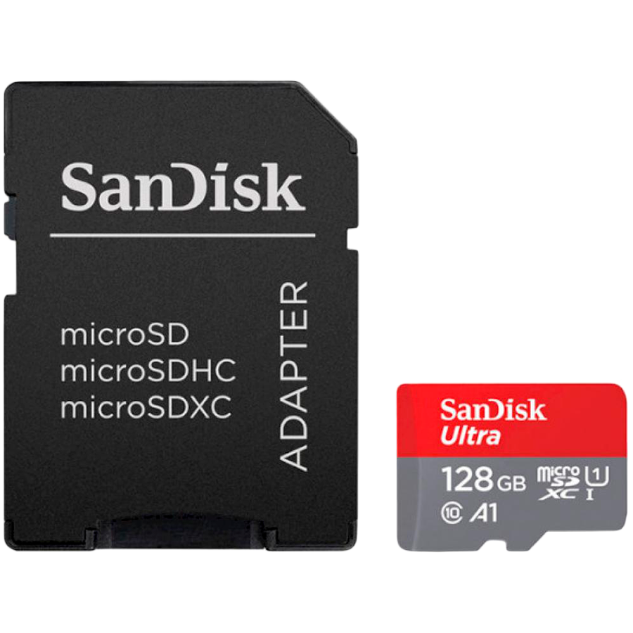   SanDisk microSDXC  128GB Class 10 UHS-I A1 140 / (SDSQUAB-128G-GN6IA)