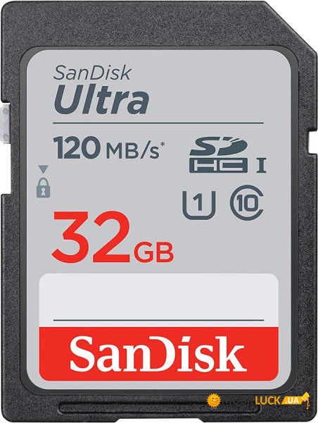  ' SanDisk 32GB SDHC C10 UHS-I R120MB/s Ultra (SDSDUN4-032G-GN6IN)