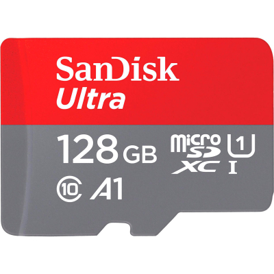   SanDisk 128GB microSD class 10 UHS-I Ultra (SDSQUAB-128G-GN6MA)