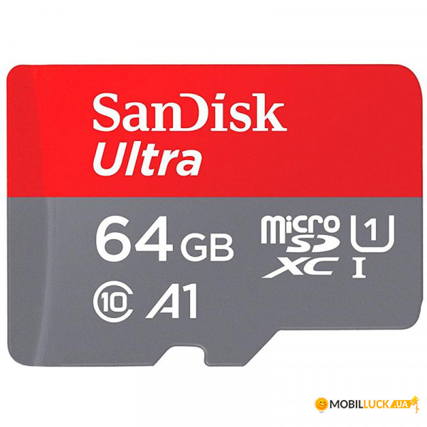   microSDXC 64Gb SanDisk Ultra A1 UHS-1 100Mb/s