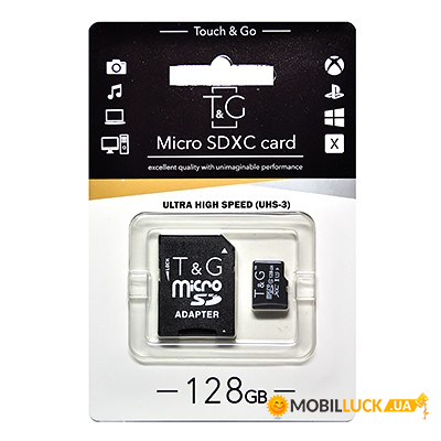   micro SDHC (UHS-3) T&G 128GB class 10 ( ) TG-128GBSD10U3-01